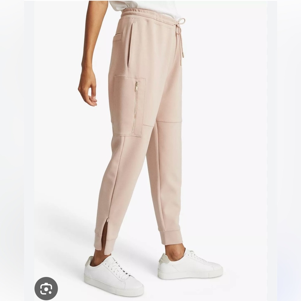 Reiss Pink Jogger Track Pants Elastic Waist